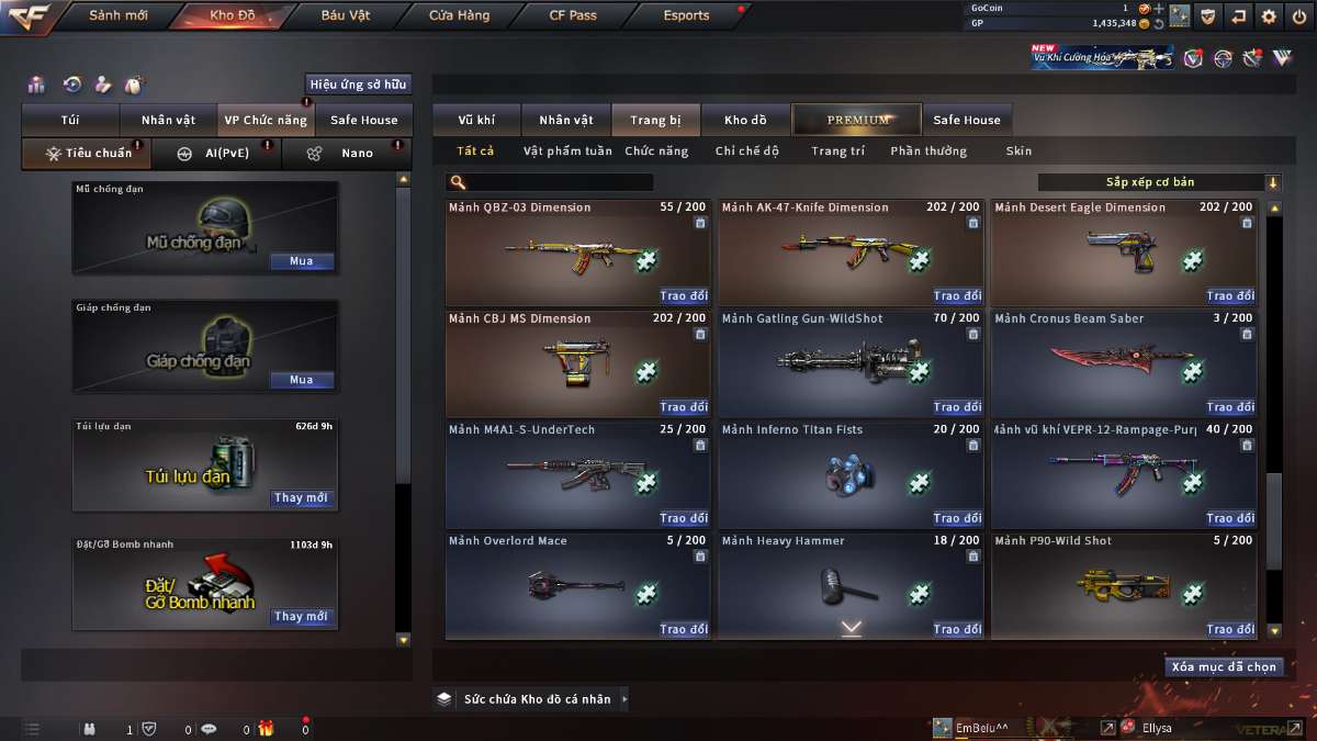 shop acc cf uy tin gia re